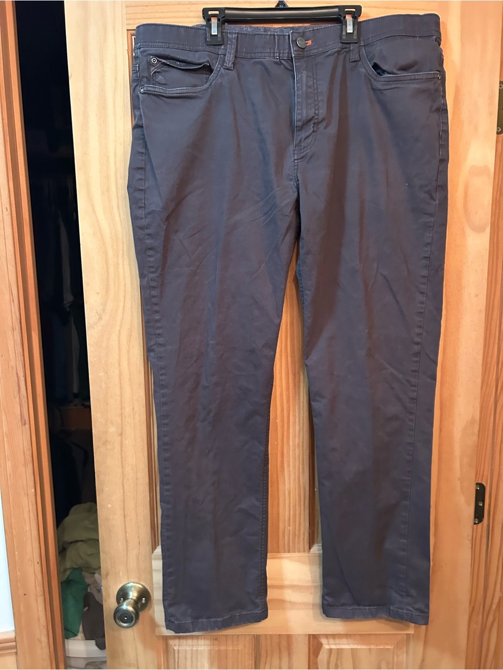 Vintage Men's Straight Chinos in Charcoal